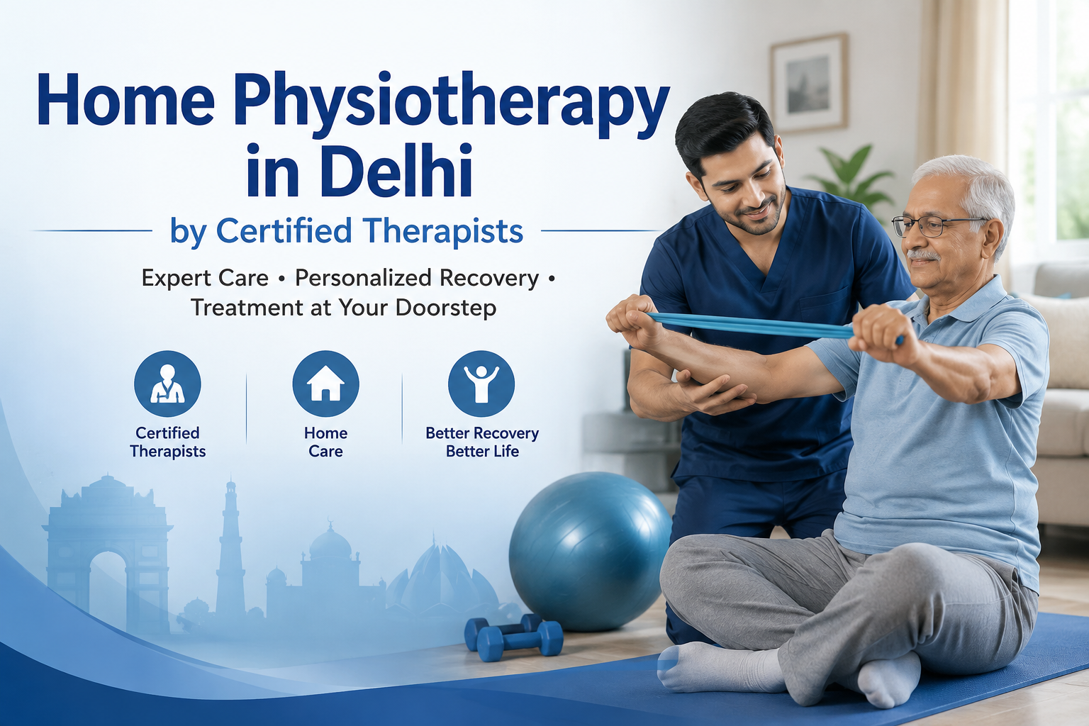 Home Physiotherapy in Delhi by Certified Therapists